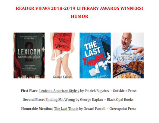 2019 Reader Views Humor awards 150dpi